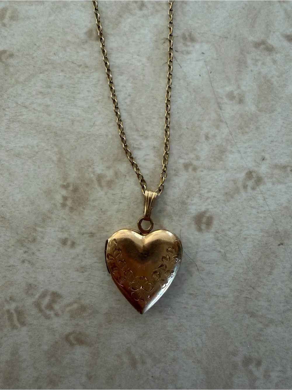 Gold Heart Locket Necklace - Children’s Jewelry